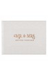 GST39 - Guest Book White Gold Mr & Mrs Better Together - - 1 