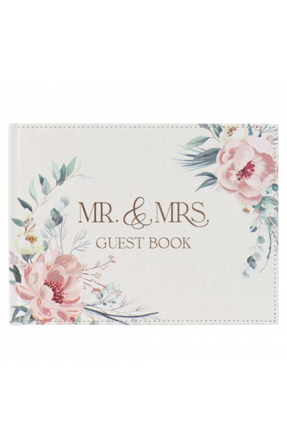 GST44 - Guest Book Mr & Mrs We Love 1 John 4:19 - - 1 