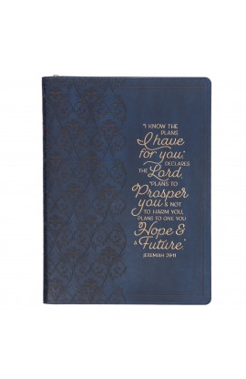 NBC025 - Padfolio Navy I Know the Plans Jer 29:11 - - 1 