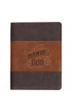 NBC022 - Padfolio Two tone Brown Man of God 1 Tim 6:11 - - 1 