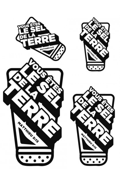 SALT FRENCH UV STICKER