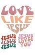 LOVE LIKE JESUS UV STICKER