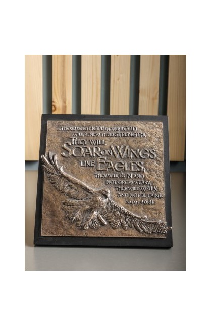 LCP11700 - Sculpture Plaque Moments Of Faith Eagle - - 1 