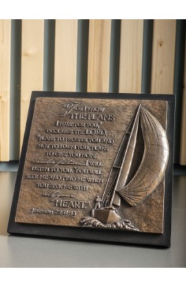 Sculpture Plaque Moments Of Faith Boat