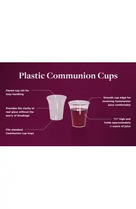 DISPOSABLE COMMUNION CUPS SET OF 50