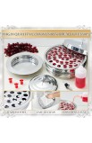 Communion Set Trays with Lid Communion Plates with Lid Cups Filler and Disposable Cups Supplies(3 Pcs,Silver)