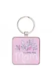 Keychain I Love You Mom 1 Cor 13:4