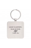 KRG073 - Keychain I Love You Mom 1 Cor 13:4 - - 2 