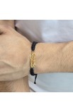 SC0103 - MY PEACE ARABIC GOLD PLATED BRAIDED BRACELET - - 1 