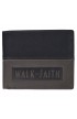 WT221 - Wallet Leather Two-tone Walk by Faith 2 Cor 5:7 - - 1 