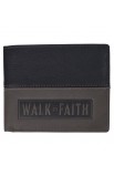 WT221 - Wallet Leather Two-tone Walk by Faith 2 Cor 5:7 - - 1 