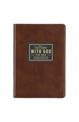 One Minute with God for Men Faux Leather