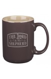MUG1138 - Mug Khaki The Lord is My Shepherd Ps 23 - - 1 