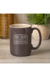 MUG1138 - Mug Khaki The Lord is My Shepherd Ps 23 - - 4 