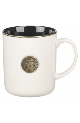 MUG1137 - Mug Black Metal Lion Coin Josh 1:9 - - 1 