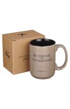 MUG1135 - Mug Tan Be Strong and Courageous Josh 1:9 - - 3 
