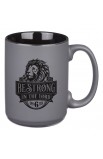 MUG1134 - Mug Matte Gray Be Strong Eph 6:10 - - 1 