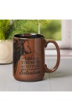 MUG1116 - Mug Brown The Lord is my Strength Ex 15:2 - - 4 