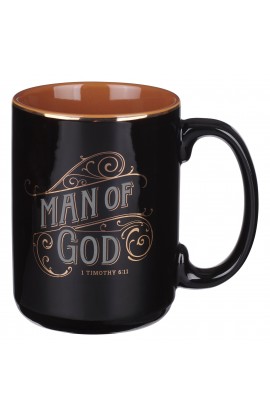 MUG1110 - Mug Black Man of God 1 Tim 6:11 - - 1 
