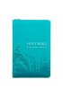 KJV023 - KJV Bible Deluxe Gift Faux Leather Turquoise zipper - - 1 