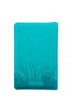 KJV023 - KJV Bible Deluxe Gift Faux Leather Turquoise zipper - - 2 