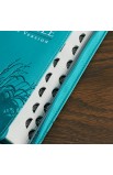 KJV023 - KJV Bible Deluxe Gift Faux Leather Turquoise zipper - - 5 