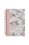 JLW235 - Journal Spiral bound Pink Blue Floral Be Still Ps 46:10 - - 1 