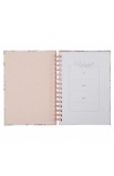 JLW235 - Journal Spiral bound Pink Blue Floral Be Still Ps 46:10 - - 3 