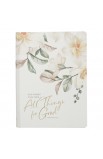 JLH010 - Journal Hardcover White All Things For Good Rom 8:28 - - 5 