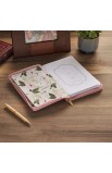 JL856 - Journal Classic Zip Pink He Will Cover You Ps 91:4 - - 3 
