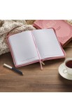 JL856 - Journal Classic Zip Pink He Will Cover You Ps 91:4 - - 4 