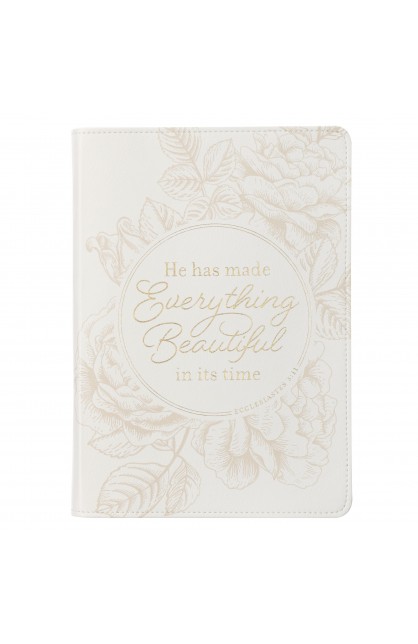 JL796 - Journal Classic Ivory Everything Beautiful Ecc 3:11 - - 1 