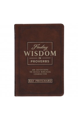 Devotional Finding Wisdom in Proverbs Faux Leather