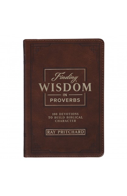 GB288 - Devotional Finding Wisdom in Proverbs Faux Leather - - 1 