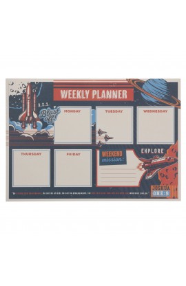 DKP016 - Weekly Planner Undated Strong and Courageous Josh 1:9 - - 1 