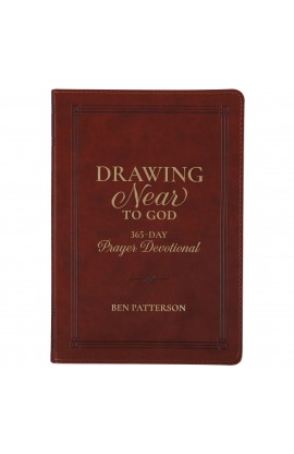 DEV296 - Devotional Drawing Near to God Brown Faux Leather - - 1 