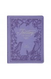 DEV264 - Devotional Trusting God Purple Faux Leather - - 1 