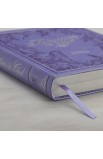 DEV264 - Devotional Trusting God Purple Faux Leather - - 7 