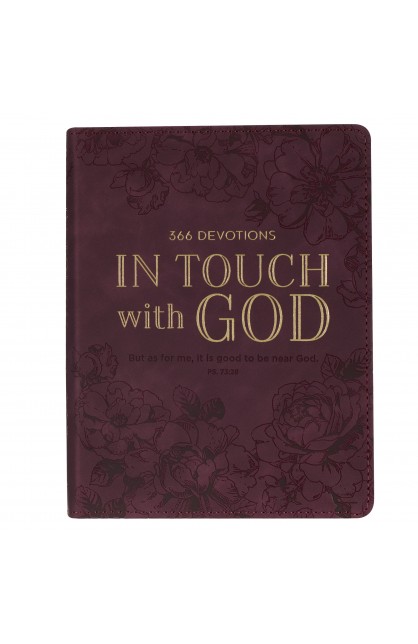 DEV262 - Devotional In Touch with God Faux Leather - - 1 