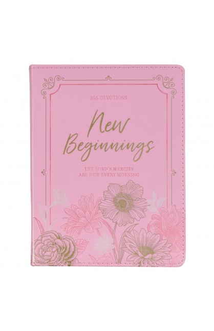 DEV260 - Devotional New Beginnings Pink Flexcover Feb - - 1 