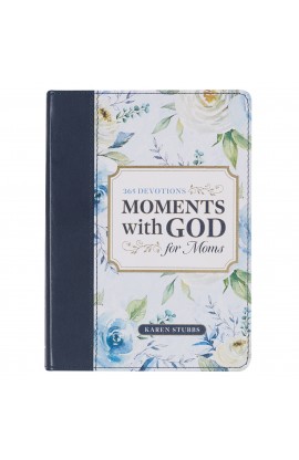 DEV257 - Devotional Moments with God for Mom's Faux leather - - 1 