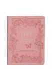 DEV228 - Devotional Live Free Pink Faux Leather - - 1 