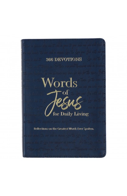 DEV205 - Devotional Words of Jesus for Daily Living Faux Leather - - 1 