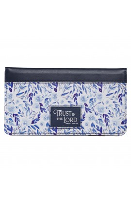 CHB067 - Wallet Blue Floral Trust Prov 3:5 - - 1 