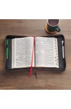 BBM828 - Bible Cover Classic Two-tone Brown I Will Carry You Isa 46:4 - - 5 