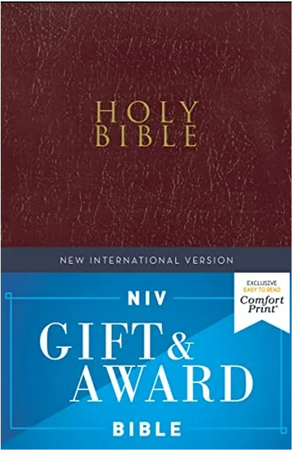 BK3227 - NIV GIFT & AWARD BIBLE BURGUNDY - - 1 