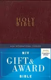 NIV GIFT & AWARD BIBLE BURGUNDY