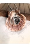 SC0336 - OPEN HEART BOX NECKLACE - - 5 
