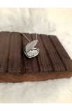 SC0336 - OPEN HEART BOX NECKLACE - - 6 