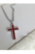 SC0335 - WOODEN CROSS NECKLACE - - 1 